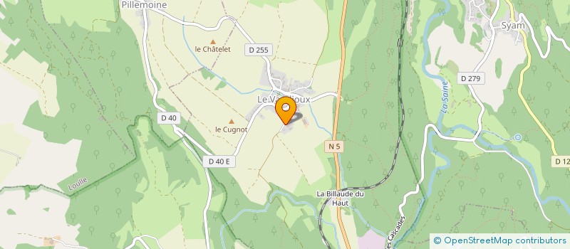 localisation de l'entreprise EXPLOITATION AGRICOLE A RESPONSABILITE LIMITEE BEAULATON à LE VAUDIOUX