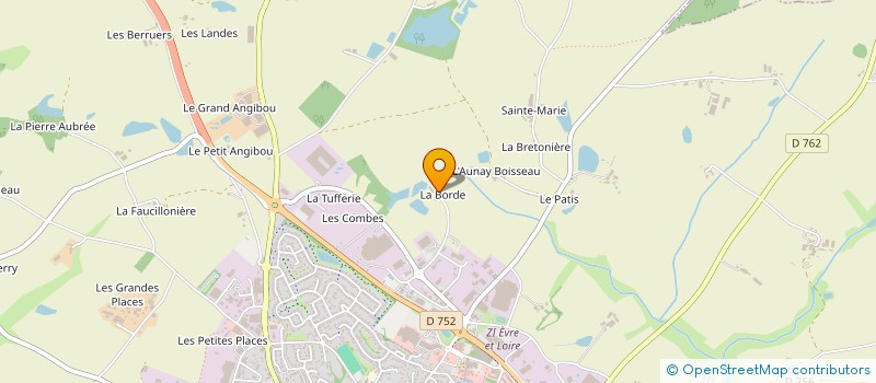 localisation de l'entreprise EXPLOITATION AGRICOLE A RESPONSABILITE LIMITEE BEAUREGARD à MONTREVAULT-SUR-EVRE