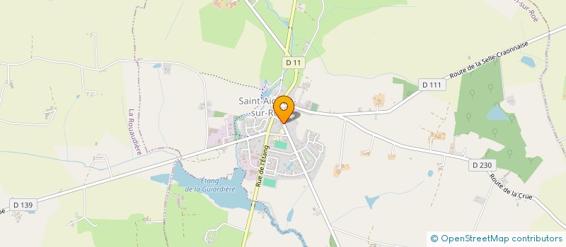 localisation de l'entreprise EXPLOITATION AGRICOLE A RESPONSABILITE LIMITEE BOISNIERES  LA ROUAUDIERE