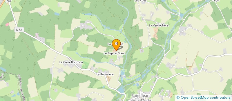 localisation de l'entreprise EXPLOITATION AGRICOLE A RESPONSABILITE LIMITEE BOUCHET JEAN YVES à SAINT JEAN DE LA MOTTE