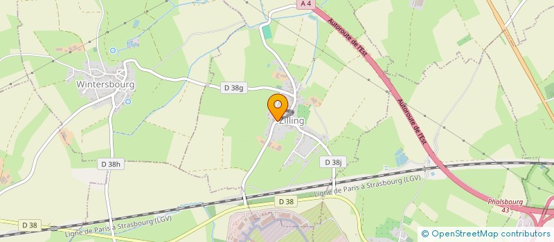 localisation de l'entreprise EXPLOITATION AGRICOLE A RESPONSABILITE LIMITEE BOUTON  VESCHEIM