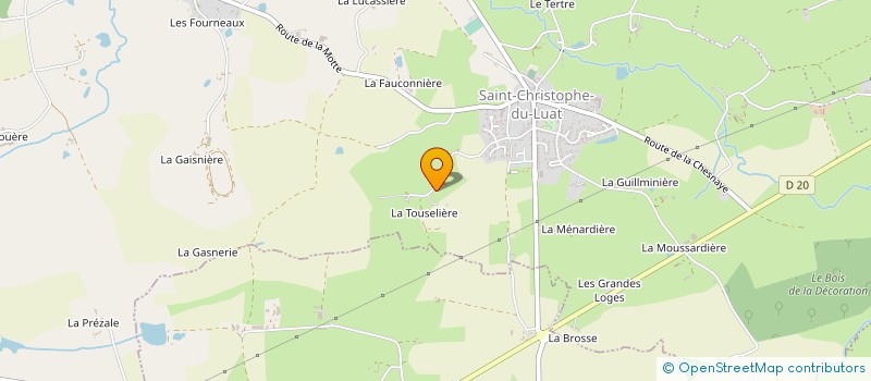 localisation de l'entreprise EXPLOITATION AGRICOLE A RESPONSABILITE LIMITEE BOVEAUX  EVRON