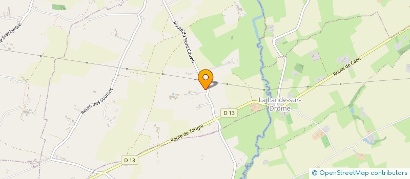 localisation de l'entreprise EXPLOITATION AGRICOLE A RESPONSABILITE LIMITEE BRIARD  BIEVILLE