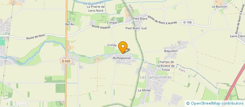 localisation de l'entreprise EXPLOITATION AGRICOLE A RESPONSABILITE LIMITEE BUFFAGEASSE à SAINT-SYMPHORIEN
