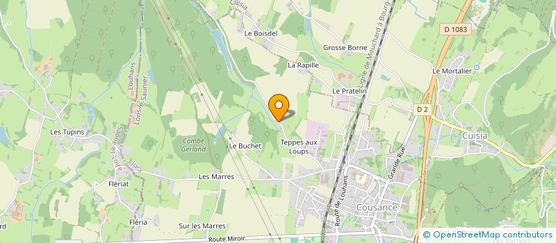 localisation de l'entreprise EXPLOITATION AGRICOLE A RESPONSABILITE LIMITEE CELEST  COUSANCE