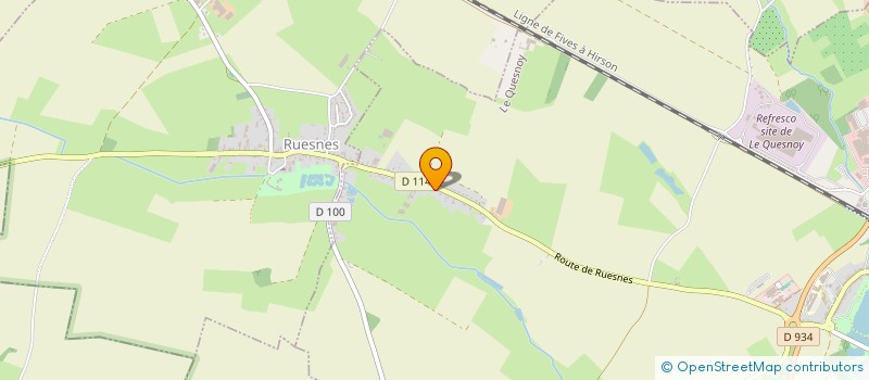 localisation de l'entreprise EXPLOITATION AGRICOLE A RESPONSABILITE LIMITEE CENEZ CHRISTIAN à LE QUESNOY