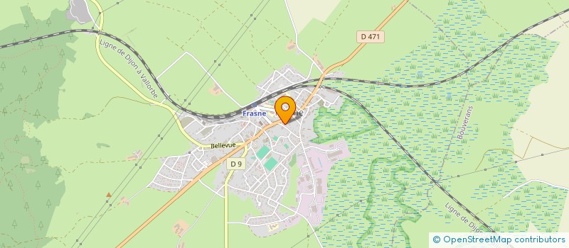 localisation de l'entreprise EXPLOITATION AGRICOLE A RESPONSABILITE LIMITEE CHAMBELLAND  BULLE