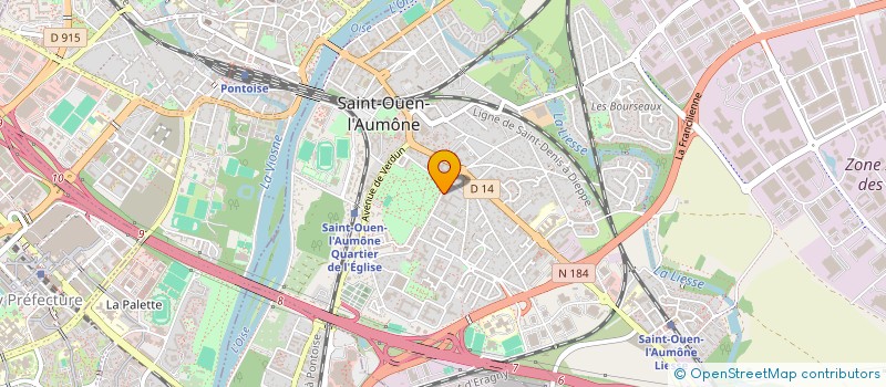 localisation de l'entreprise EXPLOITATION AGRICOLE A RESPONSABILITE LIMITEE CHAMPIGNONNIERE DU CLOS DU ROI à SAINT OUEN L'AUMONE