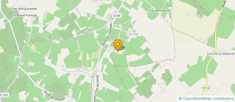 localisation de l'entreprise EXPLOITATION AGRICOLE A RESPONSABILITE LIMITEE CHARBONNIER à BELLEVIGNE