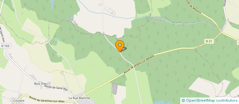 localisation de l'entreprise EXPLOITATION AGRICOLE A RESPONSABILITE LIMITEE CHASSIN FRANCK  SAINT-VOIR