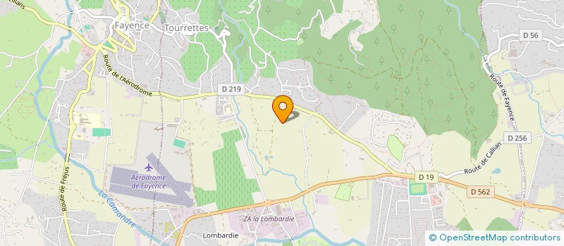 localisation de l'entreprise EXPLOITATION AGRICOLE A RESPONSABILITE LIMITEE CHAUTARD  TOURRETTES