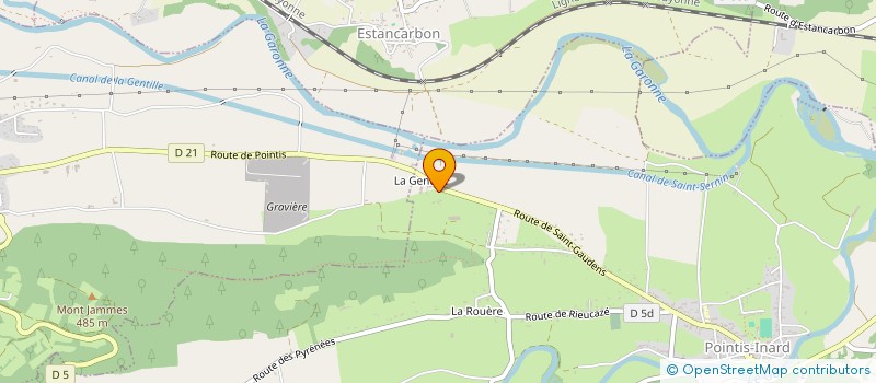 localisation de l'entreprise EXPLOITATION AGRICOLE A RESPONSABILITE LIMITEE DAURE  POINTIS-INARD