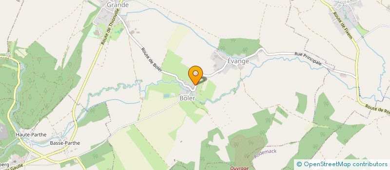 localisation de l'entreprise EXPLOITATION AGRICOLE A RESPONSABILITE LIMITEE DE BOLER à BREISTROFF-LA-GRANDE