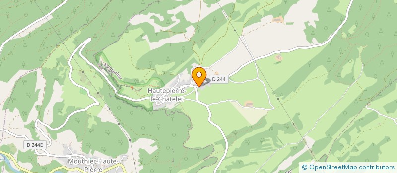 localisation de l'entreprise EXPLOITATION AGRICOLE A RESPONSABILITE LIMITEE DE BONTOITOUX à LES PREMIERS SAPINS