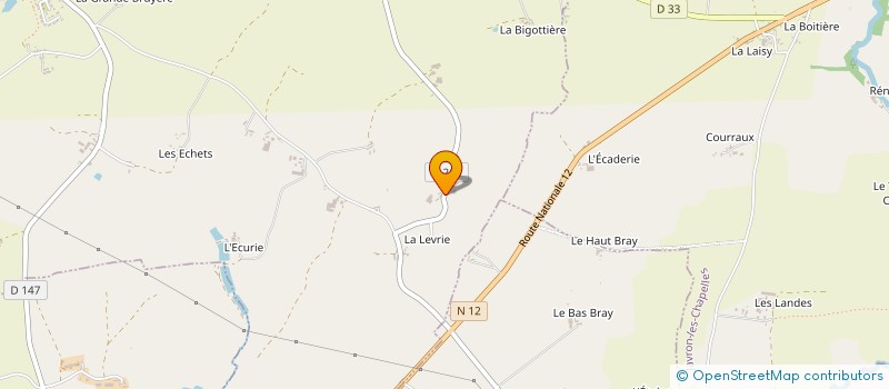 localisation de l'entreprise EXPLOITATION AGRICOLE A RESPONSABILITE LIMITEE DE L'ALBIZIA  CHARCHIGNE