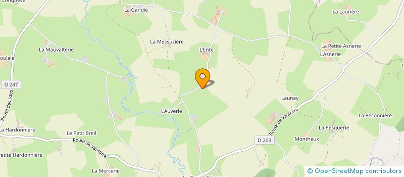 localisation de l'entreprise EXPLOITATION AGRICOLE A RESPONSABILITE LIMITEE DE L ENTE à MONTENAY