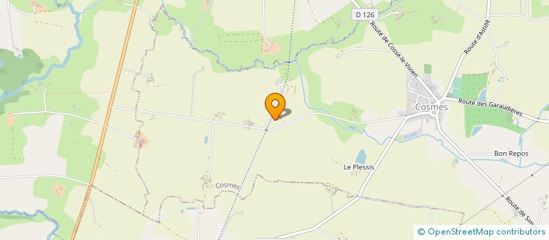 localisation de l'entreprise EXPLOITATION AGRICOLE A RESPONSABILITE LIMITEE DE L'ESPERANCE  COSMES