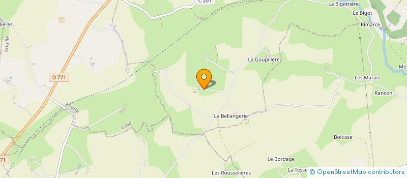 localisation de l'entreprise EXPLOITATION AGRICOLE A RESPONSABILITE LIMITEE DE L'EUROPE à MONTIGNE-LE-BRILLANT