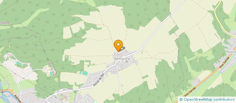 localisation de l'entreprise EXPLOITATION AGRICOLE A RESPONSABILITE LIMITEE DE L'OSERAIE à BEHONNE