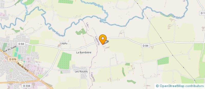 localisation de l'entreprise EXPLOITATION AGRICOLE A RESPONSABILITE LIMITEE DE LA BESNARDAIS à LAPENTY