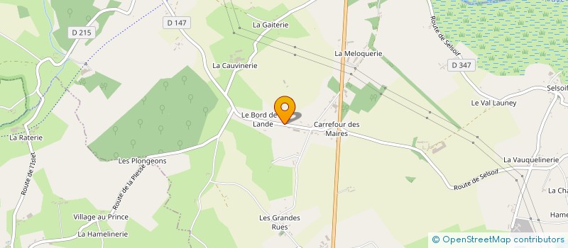 localisation de l'entreprise EXPLOITATION AGRICOLE A RESPONSABILITE LIMITEE DE LA BIGARDERIE à SAINT-SAUVEUR-LE-VICOMTE