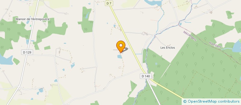 localisation de l'entreprise EXPLOITATION AGRICOLE A RESPONSABILITE LIMITEE DE LA BRISETTE  JUBLAINS