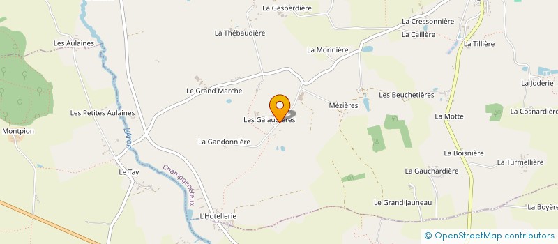 localisation de l'entreprise EXPLOITATION AGRICOLE A RESPONSABILITE LIMITEE DE LA BUTINE à CHAMPGENETEUX