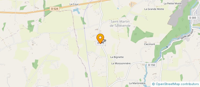 localisation de l'entreprise EXPLOITATION AGRICOLE A RESPONSABILITE LIMITEE DE LA CHULTIERE  VIRE-NORMANDIE