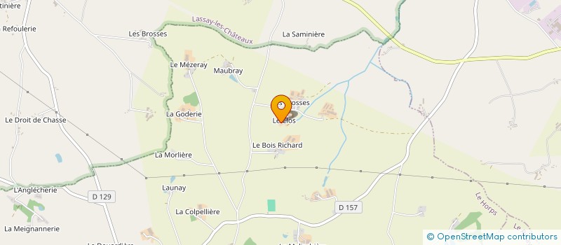localisation de l'entreprise EXPLOITATION AGRICOLE A RESPONSABILITE LIMITEE DE LA CLOSERIE à LE HORPS