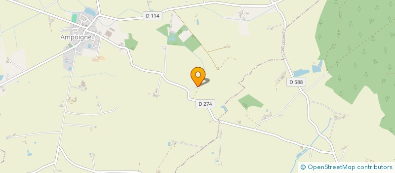 localisation de l'entreprise EXPLOITATION AGRICOLE A RESPONSABILITE LIMITEE DE LA CROCHERIE à PREE-D'ANJOU