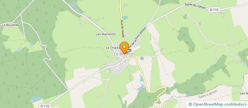 localisation de l'entreprise EXPLOITATION AGRICOLE A RESPONSABILITE LIMITEE DE LA CROIX à THENEUILLE