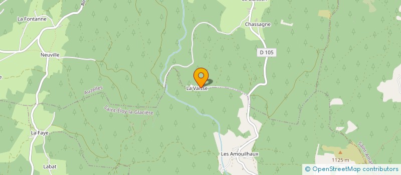 localisation de l'entreprise EXPLOITATION AGRICOLE A RESPONSABILITE LIMITEE DE LA FERME DE LA BATISSE à LA CHAPELLE-AGNON