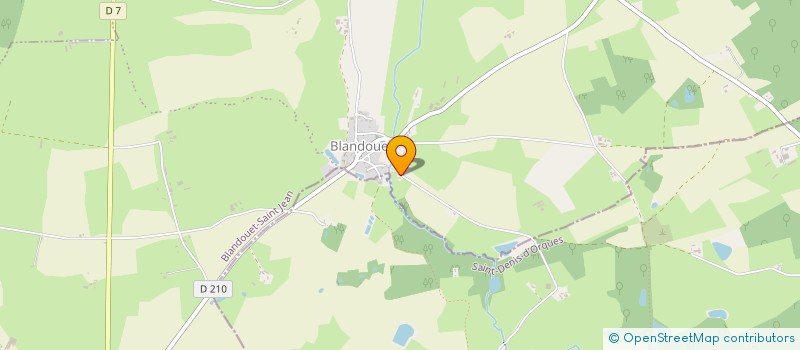 localisation de l'entreprise EXPLOITATION AGRICOLE A RESPONSABILITE LIMITEE DE LA FERTINIERE à TORCE VIVIERS EN CHARNIE