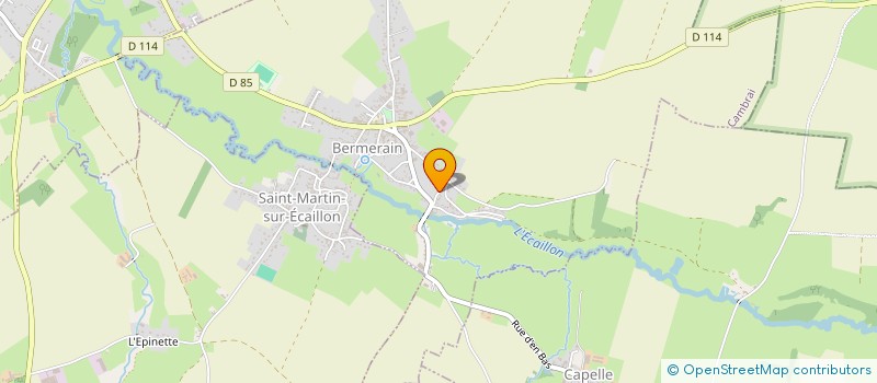 localisation de l'entreprise EXPLOITATION AGRICOLE A RESPONSABILITE LIMITEE DE LA FOLIE  BERMERAIN