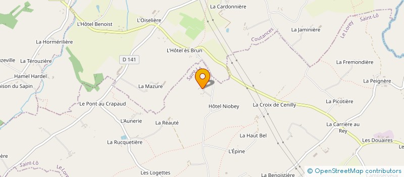 localisation de l'entreprise EXPLOITATION AGRICOLE A RESPONSABILITE LIMITEE DE LA FOUCHARDIERE à LE LOREY