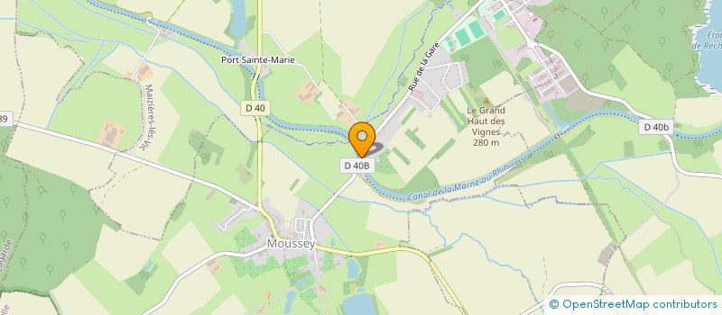 localisation de l'entreprise EXPLOITATION AGRICOLE A RESPONSABILITE LIMITEE DE LA GRANDE GOUTTE à MOUSSEY