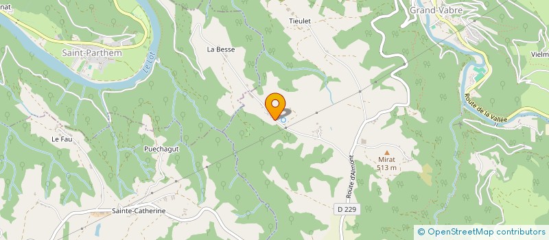 localisation de l'entreprise EXPLOITATION AGRICOLE A RESPONSABILITE LIMITEE DE LA GRATIE à CONQUES-EN-ROUERGUE