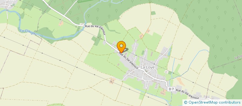 localisation de l'entreprise EXPLOITATION AGRICOLE A RESPONSABILITE LIMITEE DE LA MAISONNETTE  LA LOYE