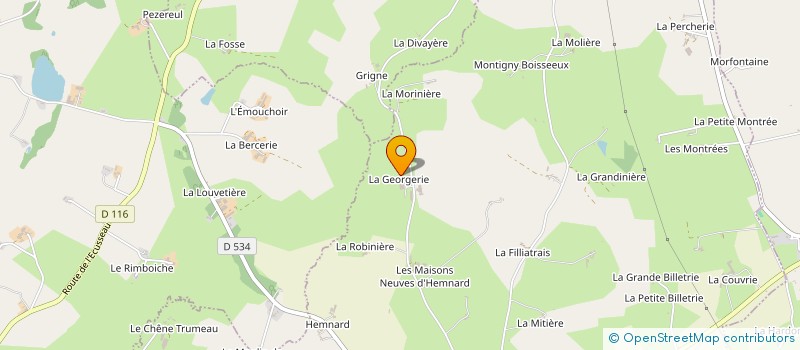 localisation de l'entreprise EXPLOITATION AGRICOLE A RESPONSABILITE LIMITEE DE LA MORINIERE à SAINT-BERTHEVIN-LA-TANNIERE