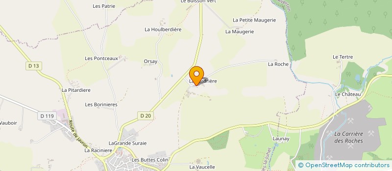 localisation de l'entreprise EXPLOITATION AGRICOLE A RESPONSABILITE LIMITEE DE LA PERDRIERE à VILLAINES-LA-JUHEL