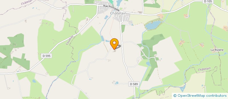 localisation de l'entreprise EXPLOITATION AGRICOLE A RESPONSABILITE LIMITEE DE LA PEROUSE  CHATELAIN