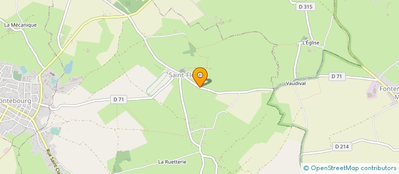 localisation de l'entreprise EXPLOITATION AGRICOLE A RESPONSABILITE LIMITEE DE LA PERRETTE à SAINT-MARCOUF