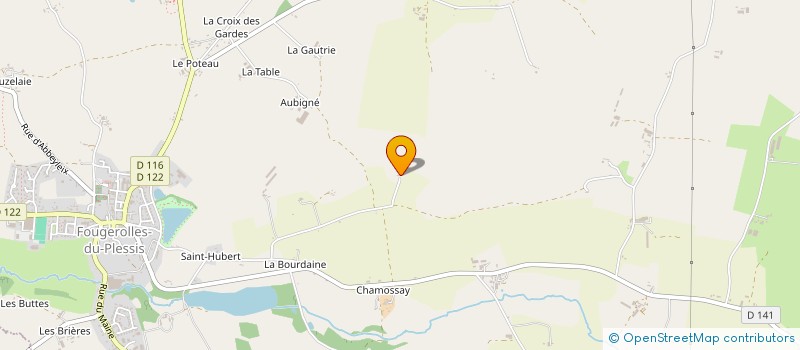 localisation de l'entreprise EXPLOITATION AGRICOLE A RESPONSABILITE LIMITEE DE LA PETITE CROIX à LANDIVY