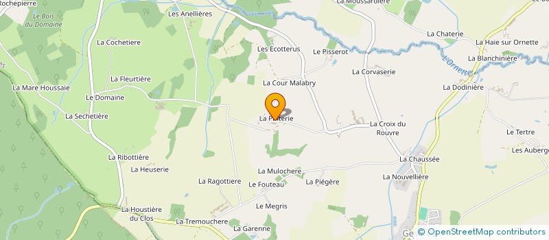 localisation de l'entreprise EXPLOITATION AGRICOLE A RESPONSABILITE LIMITEE DE LA PINTRIE à GESVRES