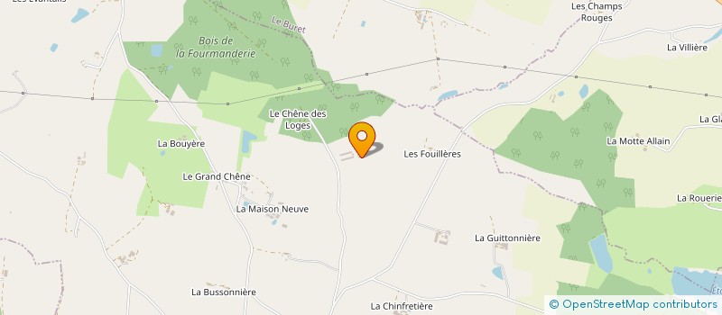 localisation de l'entreprise EXPLOITATION AGRICOLE A RESPONSABILITE LIMITEE DE LA POUPINETTERIE à BOUERE