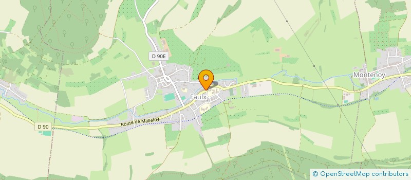 localisation de l'entreprise EXPLOITATION AGRICOLE A RESPONSABILITE LIMITEE DE LA PULCHERIE à FAULX