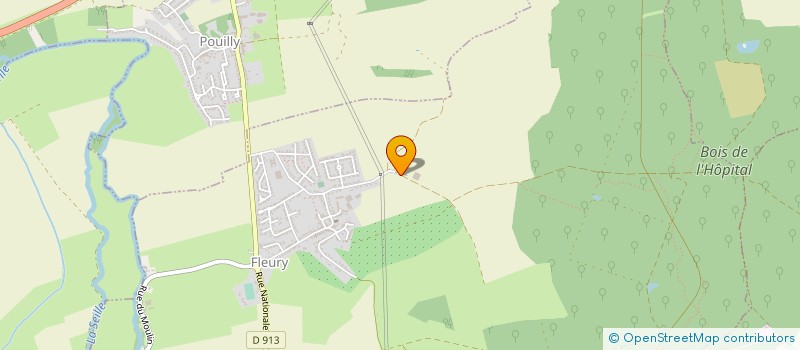 localisation de l'entreprise EXPLOITATION AGRICOLE A RESPONSABILITE LIMITEE DE LANEUVILLE  FLEURY