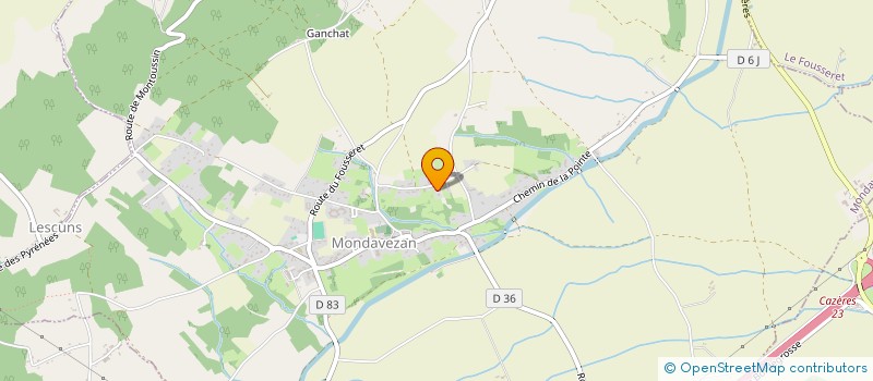 localisation de l'entreprise EXPLOITATION AGRICOLE A RESPONSABILITE LIMITEE DE LAS PERGERES à MONDAVEZAN