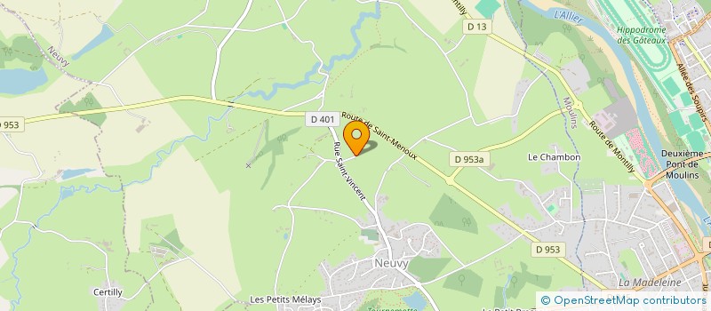 localisation de l'entreprise EXPLOITATION AGRICOLE A RESPONSABILITE LIMITEE DE SAINT LOUIS  MONTILLY