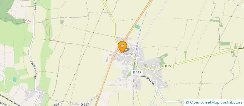 localisation de l'entreprise EXPLOITATION AGRICOLE A RESPONSABILITE LIMITEE DE SAULZET à SAULZET